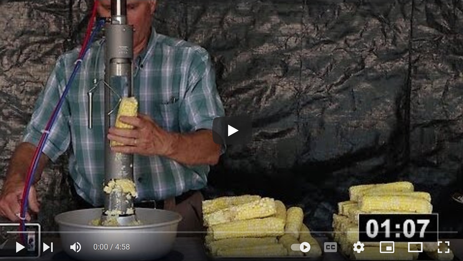 Corn Kernel Cutter Video Link