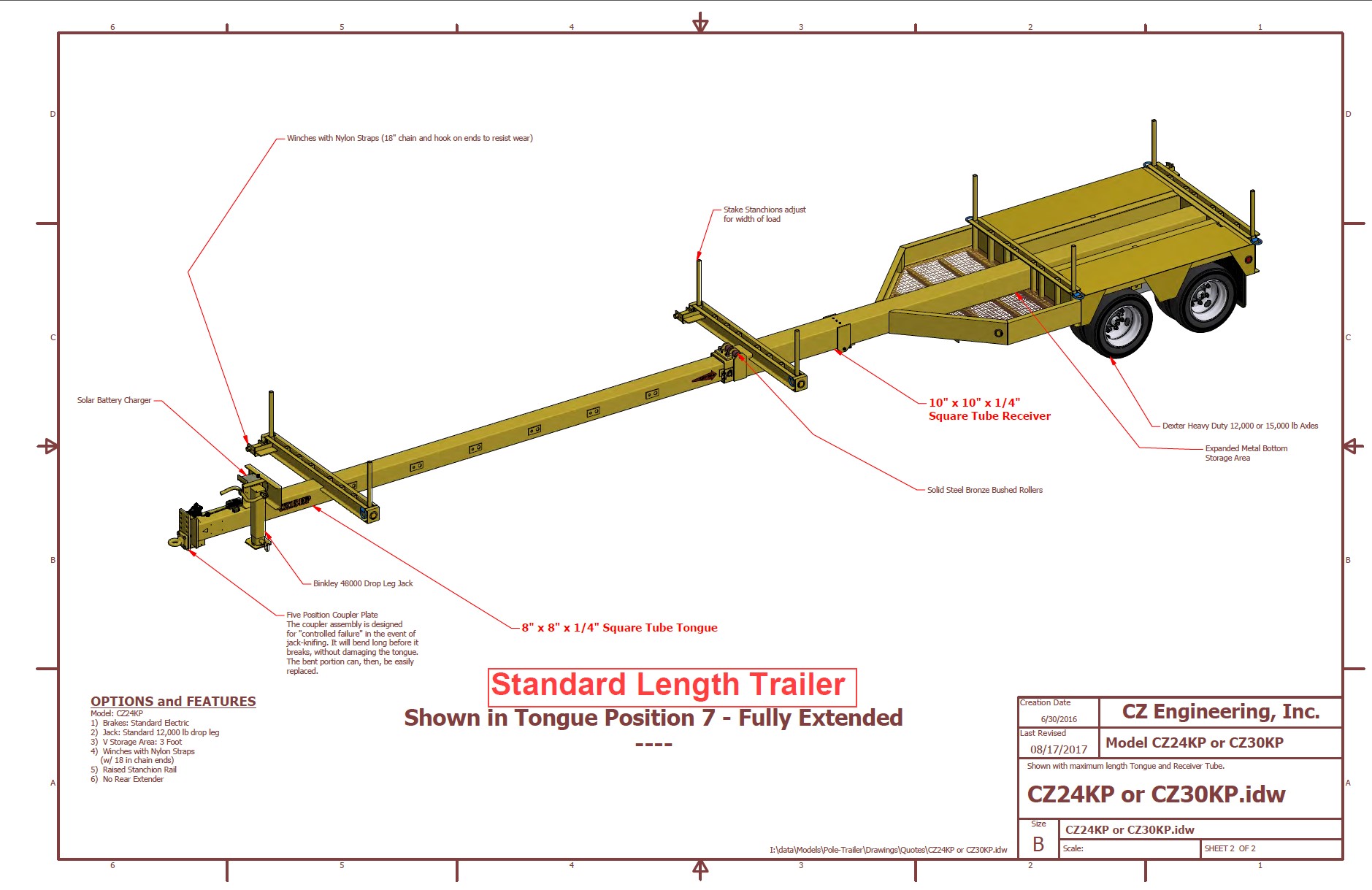 Length Comparison Drawing